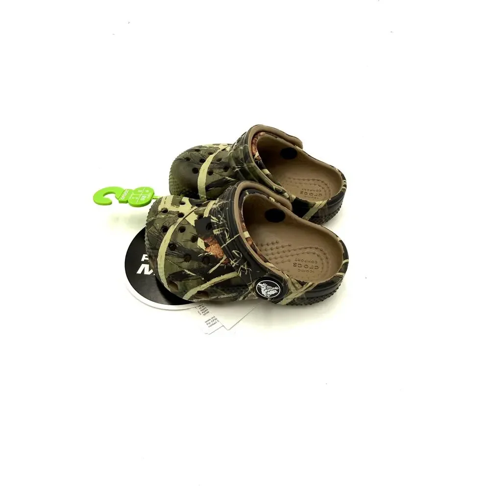 NWT Crocs Kids Realtree Classic Clog - c4 - toddler 4